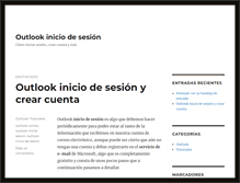 Tablet Screenshot of outlookiniciodesesion.net
